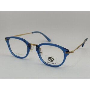 APRIL - AP-1019 49-24-150 Gold & Blue Plastic Glasses Frames